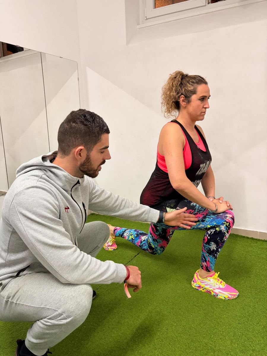 Bernardo a acompanhar sessão de treino personalizado no Areeiro